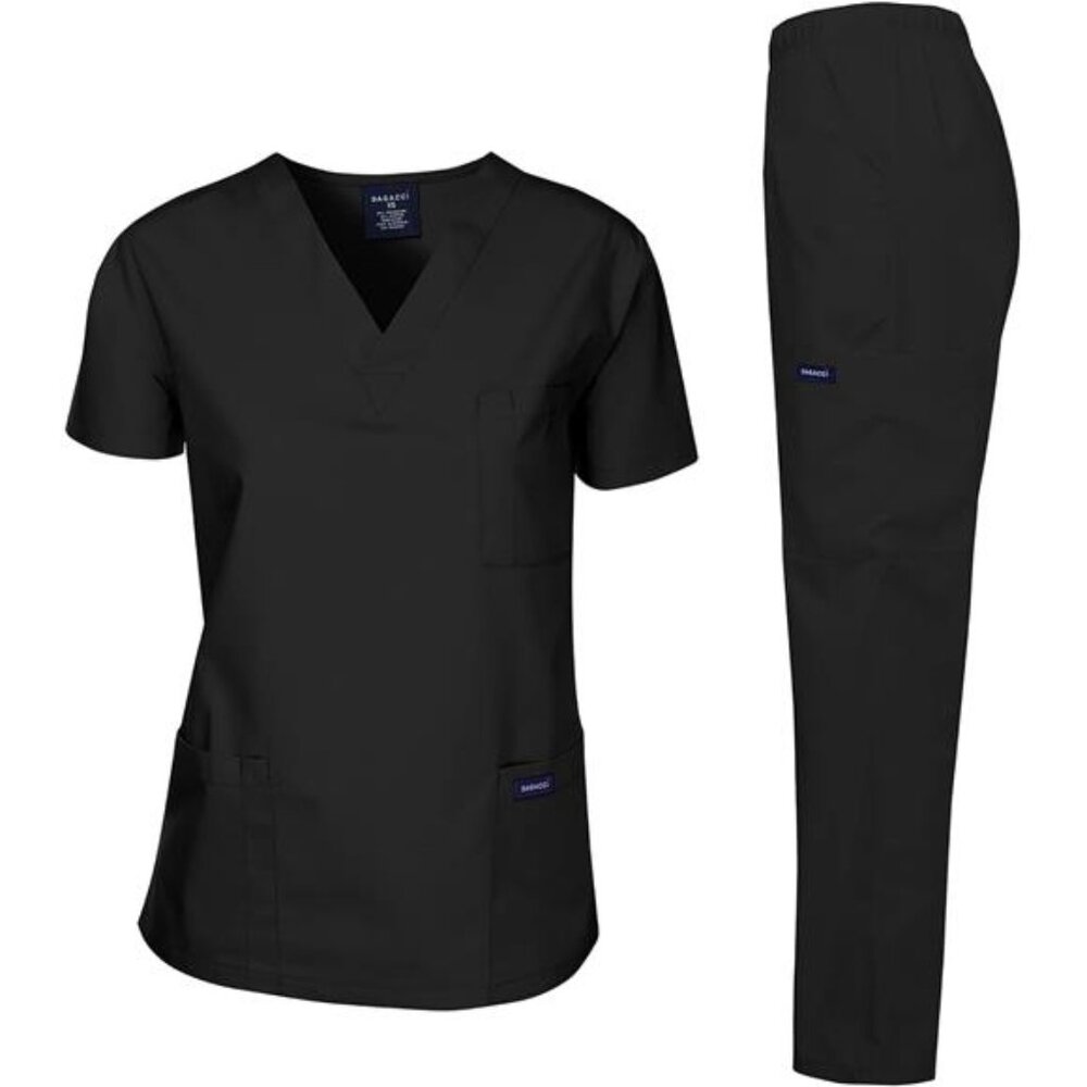 Scrubs Medical Uniform Women and Man Scrubs Set Medical Scrubs Top